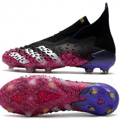 Adidas Predator Freak FG Black Peach Silver High Football Boots 