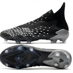 Adidas Predator Freak FG Black White High Football Boots 