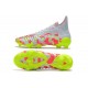 Adidas Predator Freak FG Green Yellow Peach Silver High Football Boots