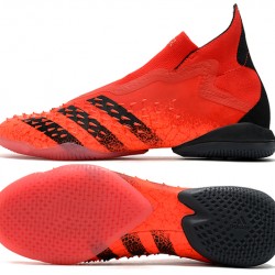 Adidas Predator Freak IC Orange Black High Football Boots 