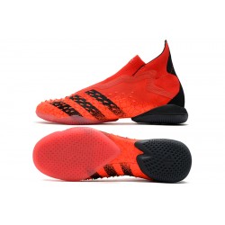 Adidas Predator Freak IC Orange Black High Football Boots 