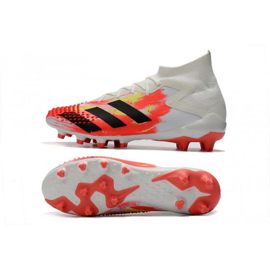 Adidas Predator Mutator 20.1 AG Beige White Black Orange Football Boots