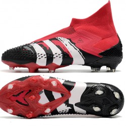 Adidas Predator Mutator 20 FG Black Red White High Football Boots 