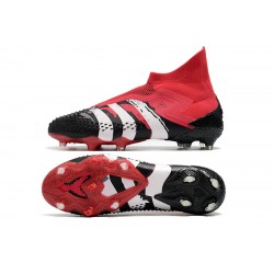 Adidas Predator Mutator 20 FG Black Red White High Football Boots 