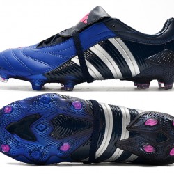 Adidas Predator Pulse Low FG UCL Black Blue Silver Football Boots 