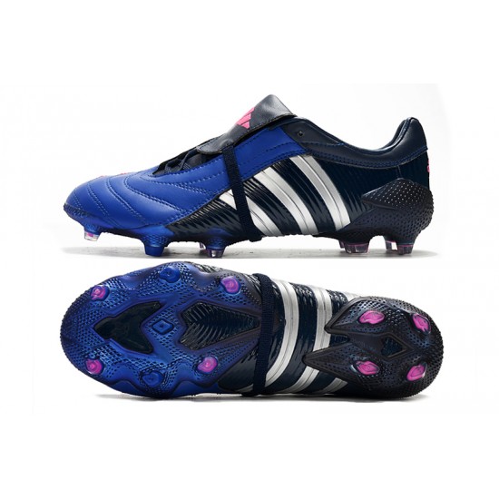 Adidas Predator Pulse Low FG UCL Black Blue Silver Football Boots