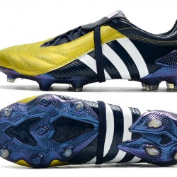 Adidas Predator Pulse Low FG UCL Gold Black White Football Boots 