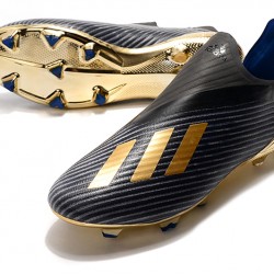 Adidas X 19 FG Black Gold Football Boots