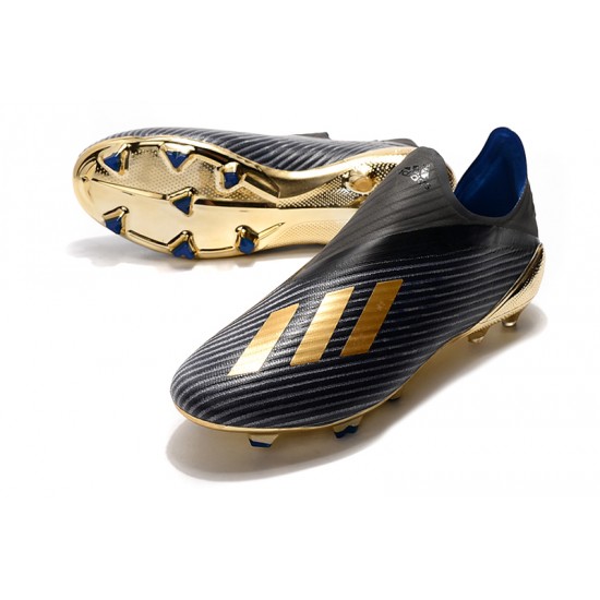 Adidas X 19 FG Black Gold Football Boots