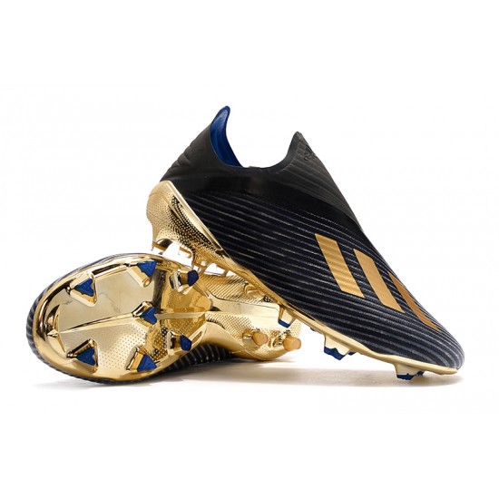 Adidas X 19 FG Black Gold Football Boots