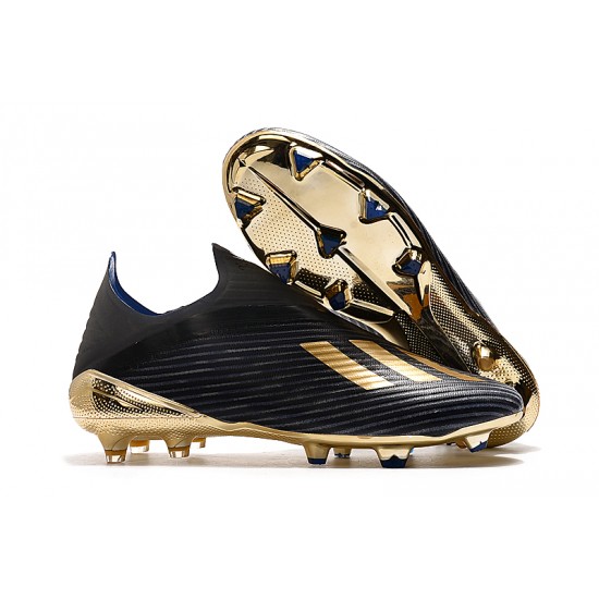 Adidas X 19 FG Black Gold Football Boots