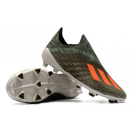 Adidas X 19 FG Orange Armygreen Football Boots