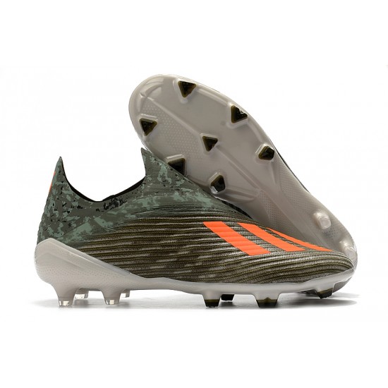 Adidas X 19 FG Orange Armygreen Football Boots