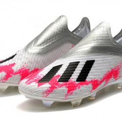 Adidas X 19 FG Silver Peach Black Football Boots