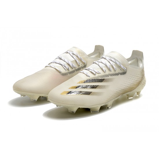 Adidas X Ghosted 1 FG Beige Black Football Boots