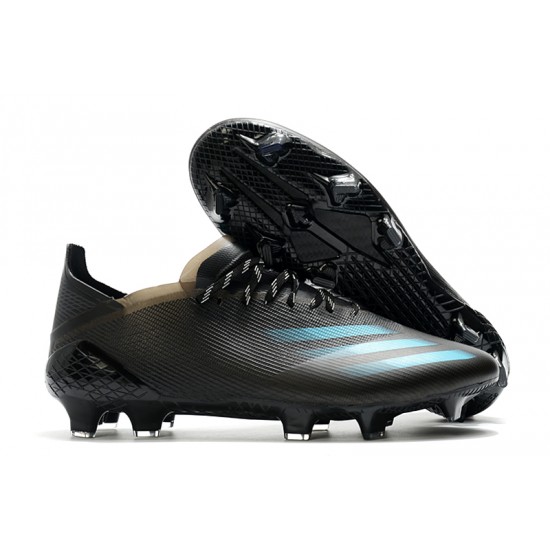 Adidas X Ghosted 1 FG Black Blue Football Boots