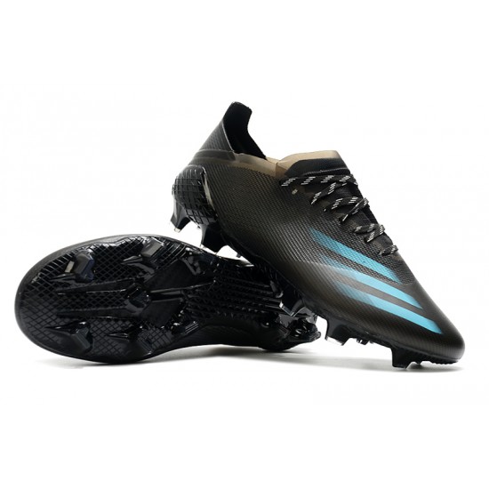 Adidas X Ghosted 1 FG Black Blue Football Boots