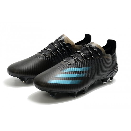 Adidas X Ghosted 1 FG Black Blue Football Boots