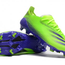 Adidas X Ghosted 1 FG Green Blue Black Football Boots