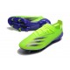 Adidas X Ghosted 1 FG Green Blue Black Football Boots