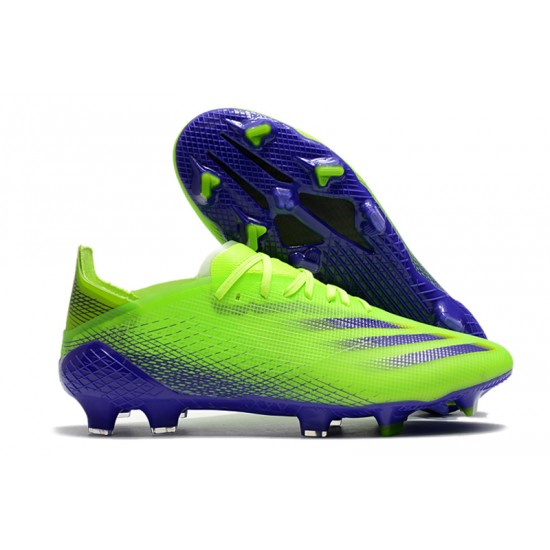 Adidas X Ghosted 1 FG Green Blue Black Football Boots