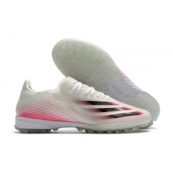 Adidas X Ghosted 1 TF Beige Black Pink Football Boots
