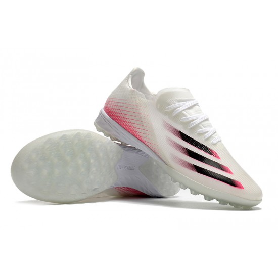 Adidas X Ghosted 1 TF Beige Black Pink Football Boots