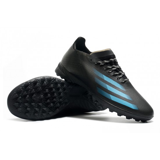 Adidas X Ghosted 1 TF Black Blue Football Boots