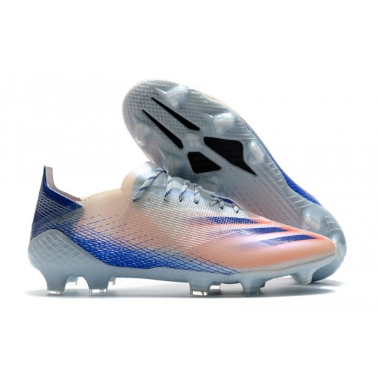 Adidas X Ghosted 1 TF Blue Pink Silver Football Boots