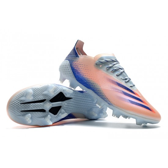 Adidas X Ghosted 1 TF Blue Pink Silver Football Boots