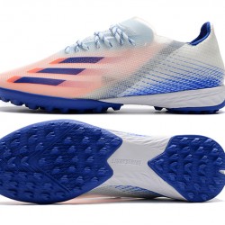 Adidas X Ghosted 1 TF Blue Pink White Football Boots