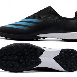 Adidas X Ghosted 3 TF Black Blue Football Boots