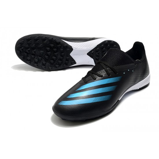 Adidas X Ghosted 3 TF Black Blue Football Boots