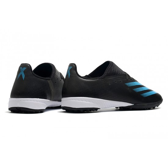 Adidas X Ghosted 3 TF Black Blue Football Boots