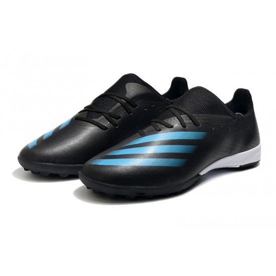 Adidas X Ghosted 3 TF Black Blue Football Boots