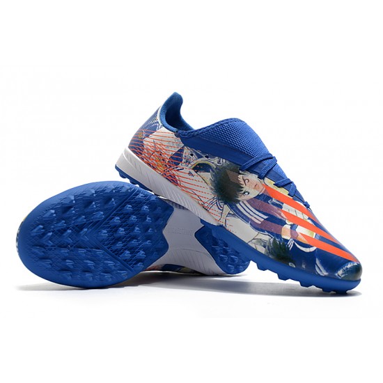 Adidas X Ghosted 3 TF Navy Blue Orange Football Boots
