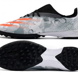 Adidas X Ghosted 3 TF White Black Orange Football Boots