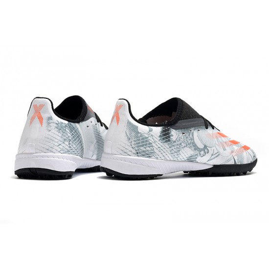 Adidas X Ghosted 3 TF White Black Orange Football Boots