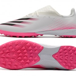 Adidas X Ghosted 3 TF White Pink Black Football Boots