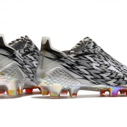 Adidas X Ghosted FG Mens Gray Orange White Football Boots
