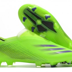 Adidas X Ghosted FG Mens Green Black Football Boots