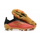 Adidas X Speedflow FG Low Black Gold Red Men Football Boots