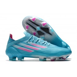 Adidas X Speedflow FG Low Blue Pink White Men Football Boots