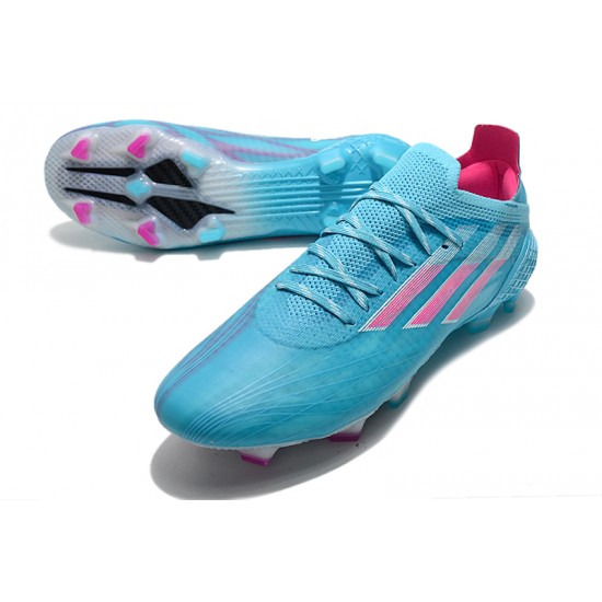 Adidas X Speedflow FG Low Blue Pink White Men Football Boots