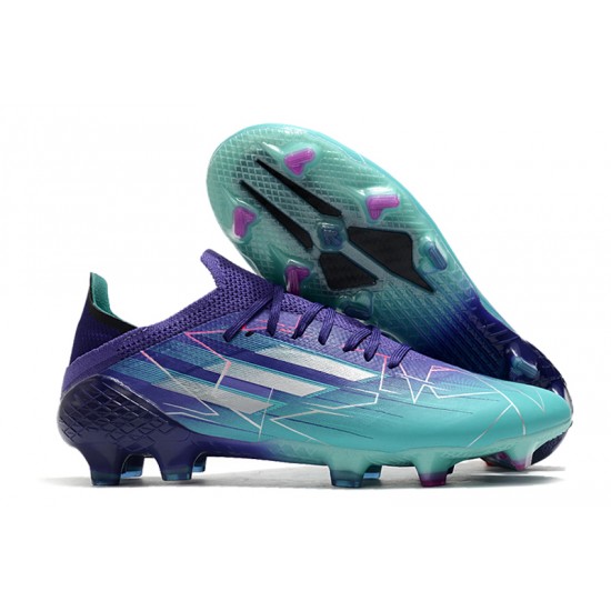 Adidas X Speedflow FG Low Turqoise Purple Men Football Boots