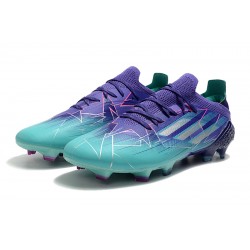 Adidas X Speedflow FG Low Turqoise Purple Men Football Boots