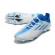 Adidas X Speedflow FG Low White Blue Men Football Boots