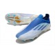 Adidas X Speedflow FG Low White Blue Silver Football Boots