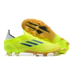 Adidas X Speedflow FG Low Yellow Gold Black Men Football Boots