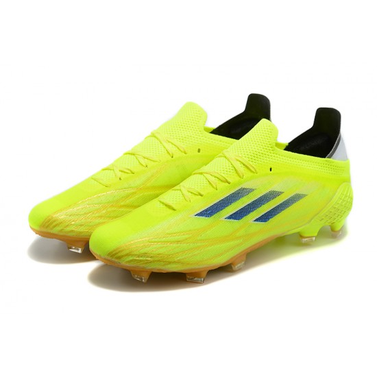 Adidas X Speedflow FG Low Yellow Gold Black Men Football Boots